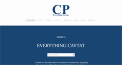 Desktop Screenshot of cavtatportal.com