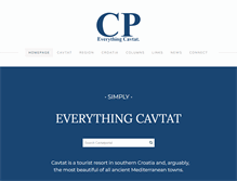 Tablet Screenshot of cavtatportal.com